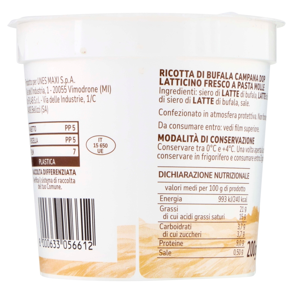 Ricotta di Bufala Campana DOP Il Viaggiator Goloso